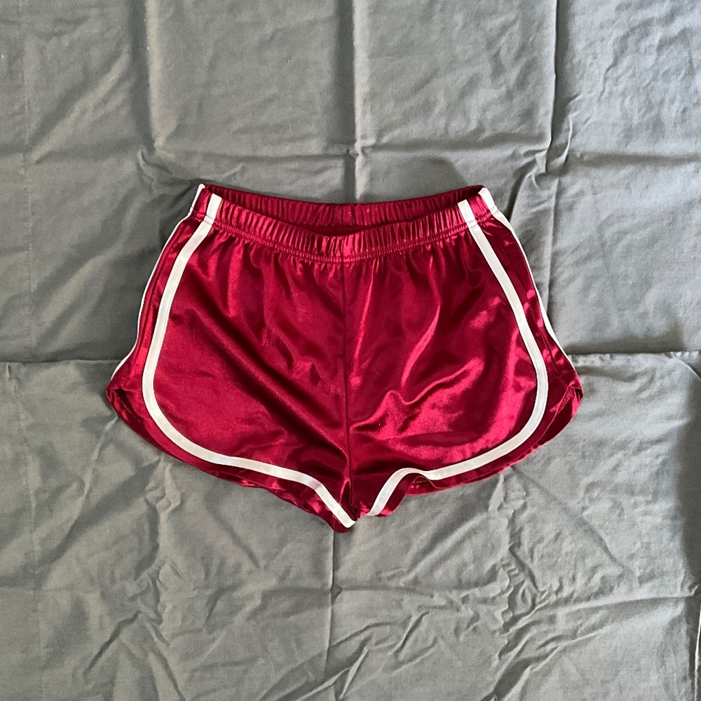 Vintage Red and White Shorts